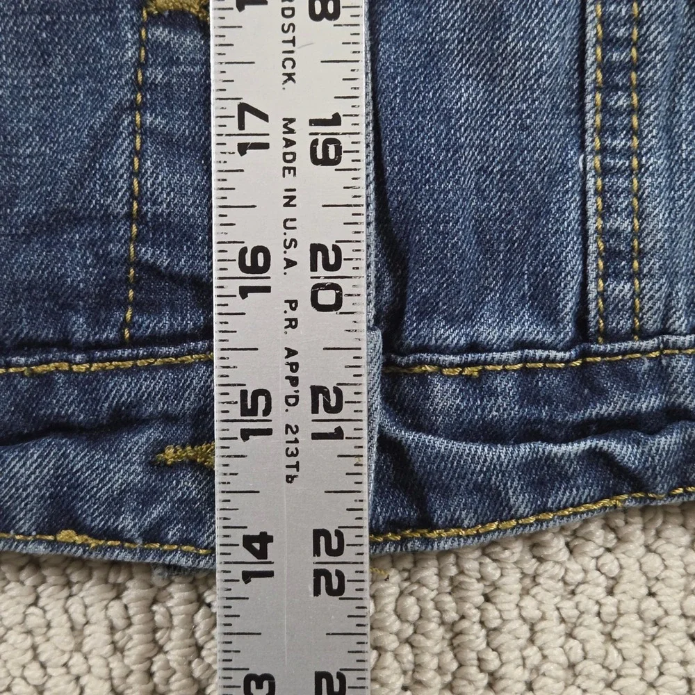BlueNotes‎ Denim Jacket Medium Heart Painted Design Women's Jean Coat